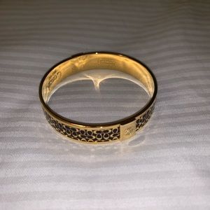 Coach Signature Gold Bangle